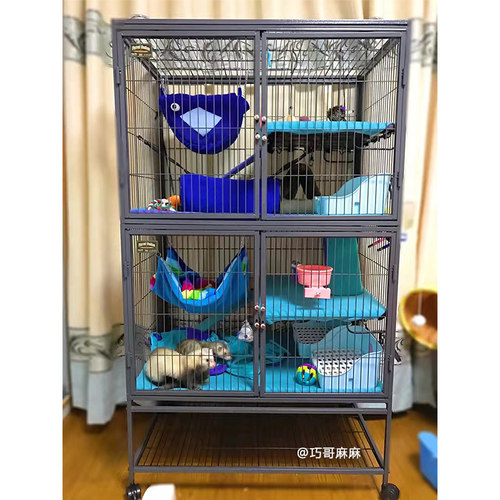 特价 中西MIDWEST雪貂龙猫笼子别墅超大空间蜜袋鼯笼子 - 图1