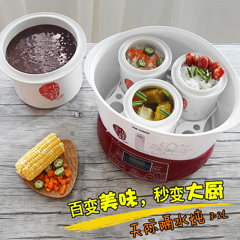 天际电炖炖锅隔水炖陶瓷燕窝炖盅 天际众发电炖/煮粥锅/文火炉