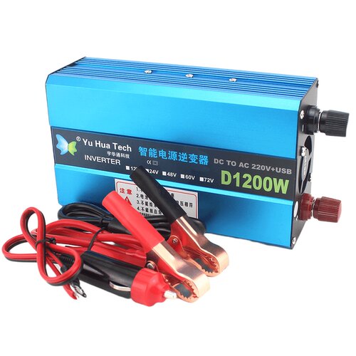 逆变器12v转220v车载24v智能60v48v72v电动车太阳能变家用转换器 - 图3