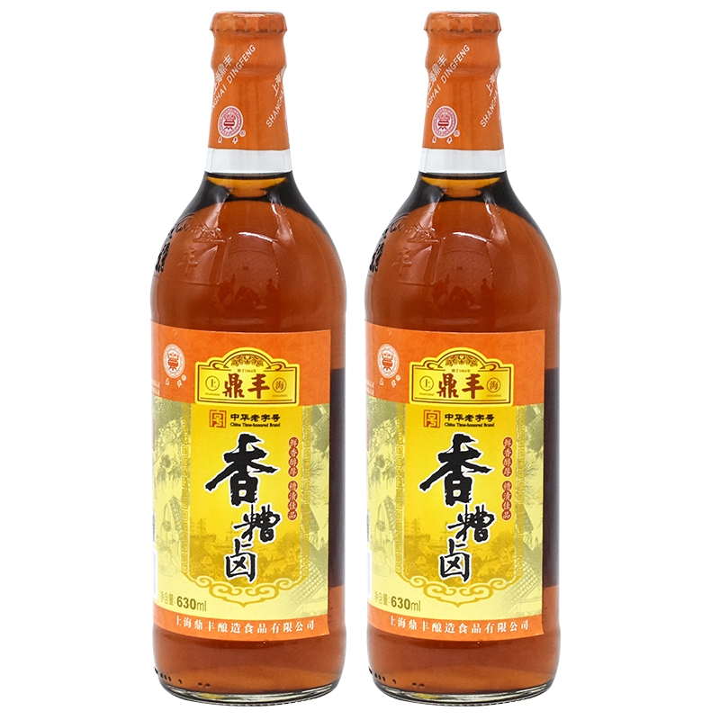 上海鼎丰糟卤三年陈糟香糟卤630ml*2料酒家用糟卤汁泡椒鸡爪调味-图3