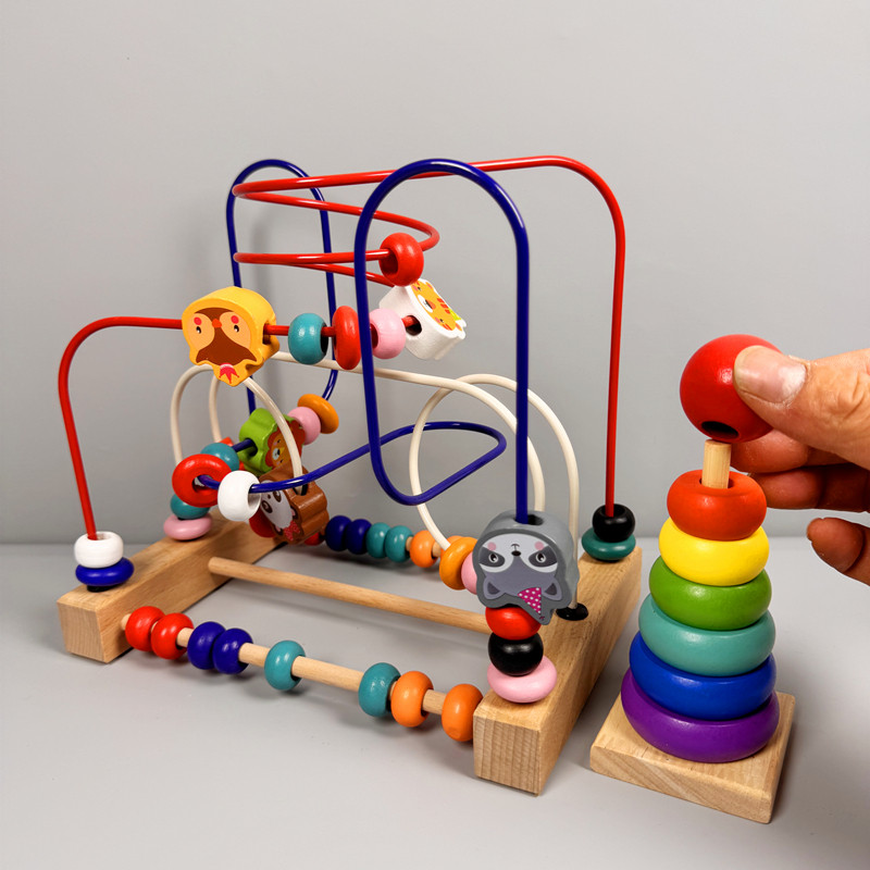 宝宝早教益智力积木婴幼儿童玩具串绕珠1-2一岁半3男女孩启蒙动脑,淘宝优惠券,粉丝福利购,淘宝优惠卷