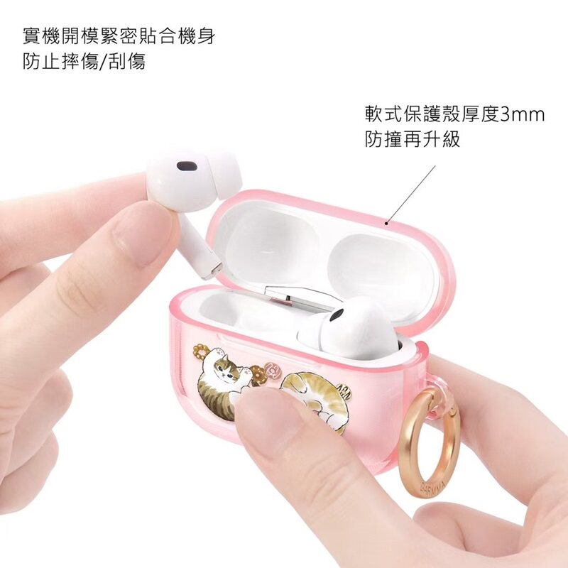 GARMMA三丽鸥适用苹果Airpods pro1/2代耳机壳透明防摔二代库洛米凯蒂猫玉桂狗无线蓝牙耳机保护套美乐蒂软壳
