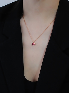 项链女小众设计感精致ins本命年
