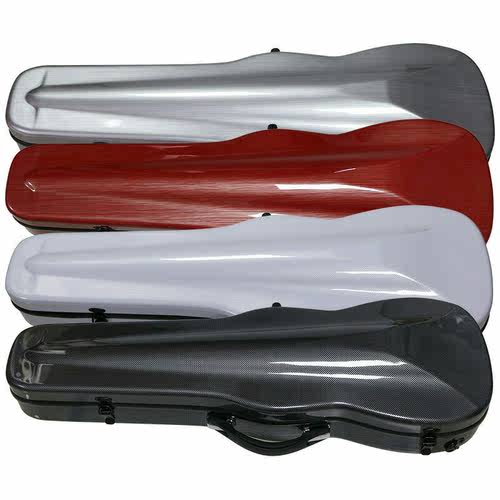 成人儿童大小提琴盒碳纤维三角盒轻便手提背包箱子防水防潮湿度计 - 图0