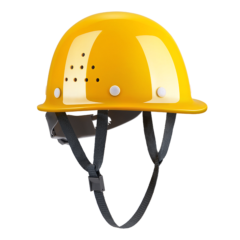 施工安全帽工地头盔国标劳保建筑工程路政电力工人领导玻璃钢头盔 - 图3