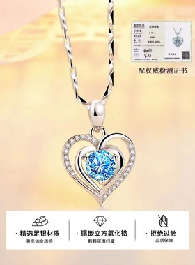 999纯银项链女款锁骨链2025新款爆款520七夕情人节生日礼物送女友