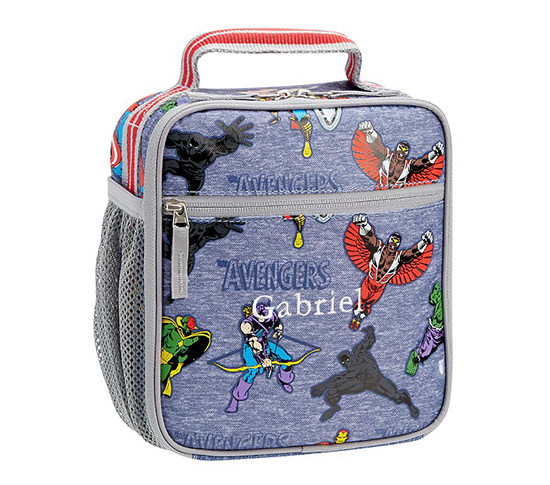 Pottery barn kids男女儿童小学生防水午餐包手提便当包保温包袋,淘宝优惠券,粉丝福利购,淘宝优惠卷