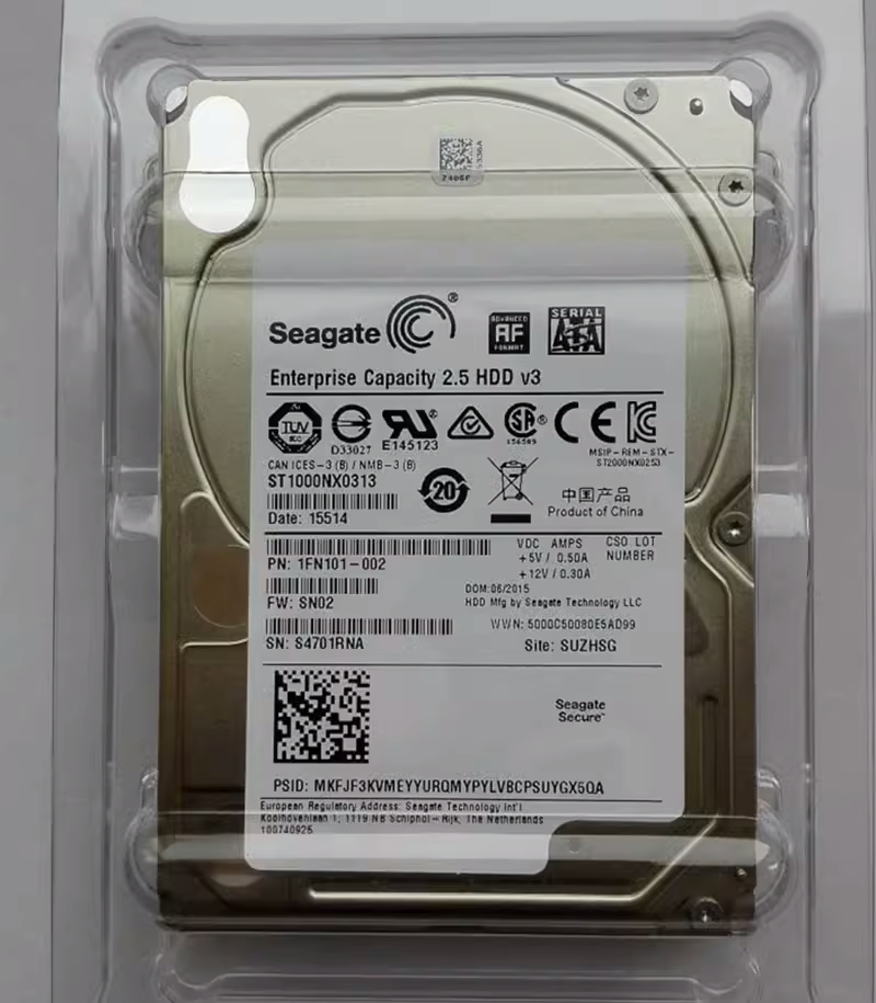 原装浪潮ST1000NX0313 V0230K1000 1T SATA 2.5企业级服务器硬盘-图0