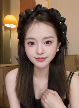 高颅顶发箍女头饰洗脸头箍