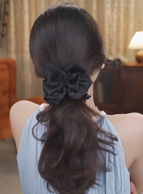 蝴蝶结抓夹女夏后脑勺发夹发饰