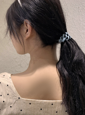 糖果色电话线发圈头绳女情侣一对
