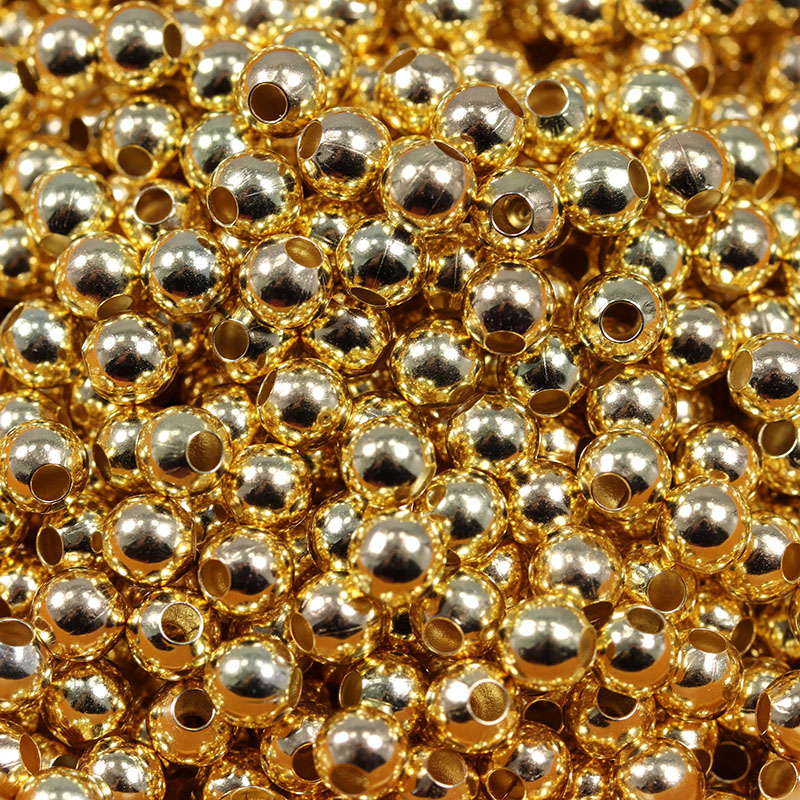 路亚挡珠铜珠瓜子亮片小金属珠DIY复合船钓溪流饰品微物假饵配件 - 图0