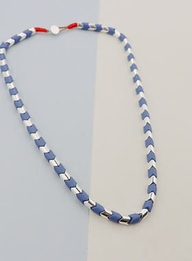 RA蓝色珐系列搪瓷精致气质时尚百搭个性项链ins风轻奢高级感