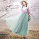Chinese element Chinese style dress women's summer mesh skirt fairy