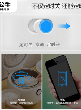 公牛电风扇定时器开关定时插座