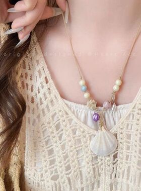 铃铛蝴蝶结梦幻闪钻项链女复古轻奢高级感小众锁骨链闺蜜送女友