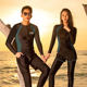 Sun protection quick-drying surfing snorkeling split couple swimsuits