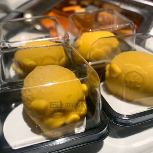 酒店餐厅创意菜摆盘象形菜甜品招财进宝小猪果冻布丁模具硅胶卡通 - 图1