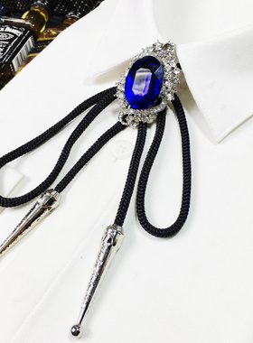 绿钻日韩潮男项链配饰挂件领结