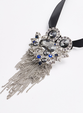 项链流苏衬衫领结bolotie挂件