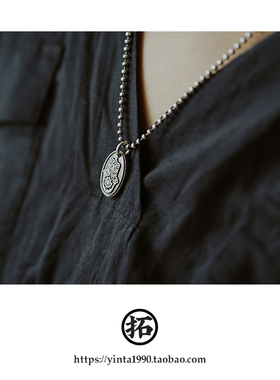 独立风原创手工银币饰品吊坠