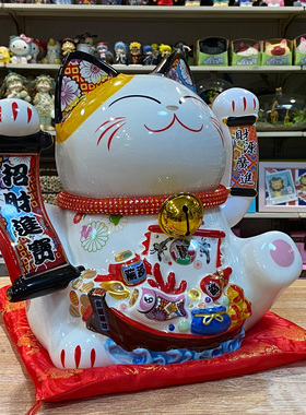 开业创意礼品金运招财电动招手猫