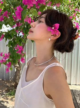 fever同款手镯韩国银色项圈