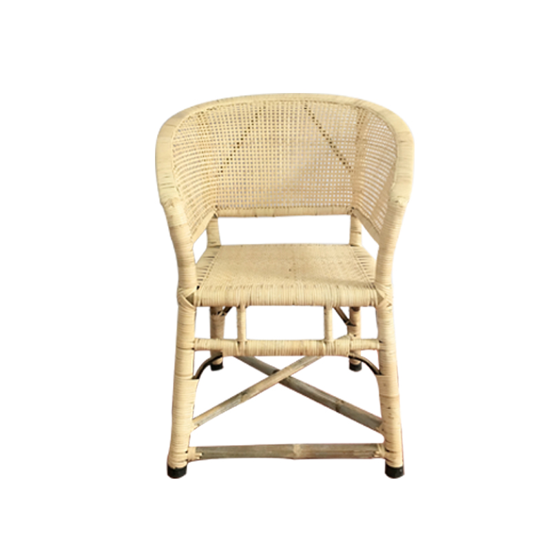 厂家直销竹藤椅手工编织老式天然老人椅靠背圈椅围椅藤编滕椅腾椅 - 图3
