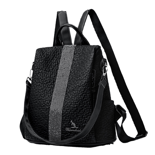 专柜正品双肩包女2025年新款时尚百搭大容量防盗真皮女式双肩背包 - 图3