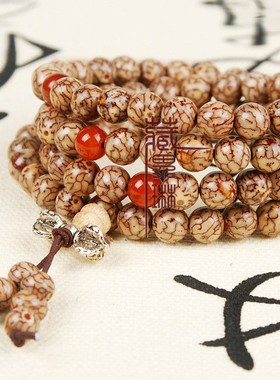 天然血丝金线小银线菩