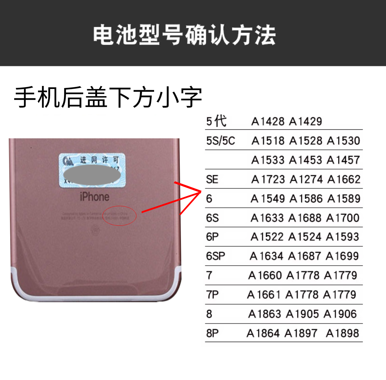 (高容量系列）品胜电池适用苹果8P 7 X高容 XSmax XR 6大容量se高 - 图1