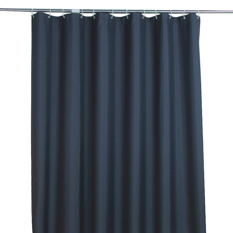 深灰色卫生间浴帘防水加厚防霉宜家淋浴涤纶布遮光不透明隔断帘子,淘宝优惠券,粉丝福利购,淘宝优惠卷