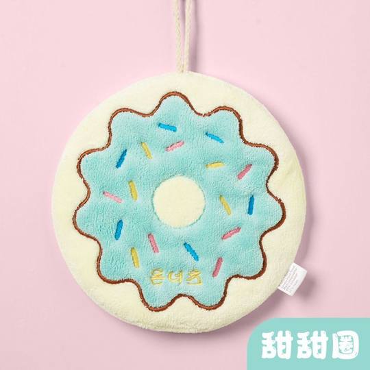 挂式手巾吸水可爱速干手布厨房卫生间毛巾抹布加厚卡通儿童手帕