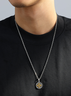 不拘925纯银2.7mm太角链男女中性潮项链经典百搭素链锁骨链挂吊坠