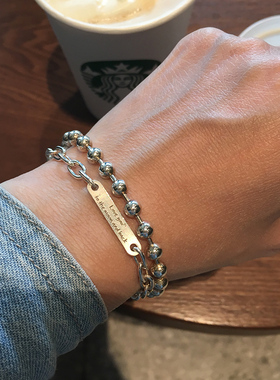 不拘手链男生女生小众原创设计