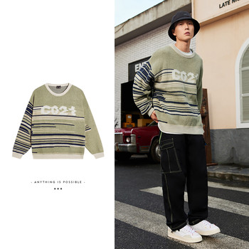 ເສື້ອເຊີດຜູ້ຊາຍ Li Ning ດູໃບໄມ້ລົ່ນແລະລະດູຫນາວຮອບຄໍ pullover ແຂນຍາວບາດເຈັບແລະ sweater ກິລາ unisex ວ່າງ AMBS183-