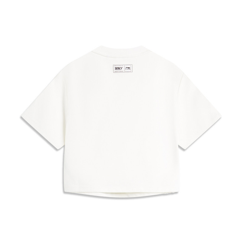 LI-NING/李宁运动潮流系列女子休闲紧身短袖T恤AHSU752-B品,淘宝优惠券,粉丝福利购,淘宝优惠卷