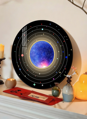 太空星球蓝牙音响卧室氛围灯创意个性生日礼物送男女朋友发光摆画