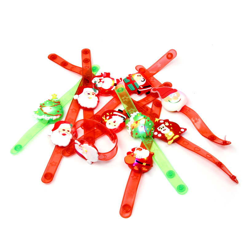 圣诞节手带儿童款卡通发光小礼品圣诞闪光万圣手环儿童装饰品手表,淘宝优惠券,粉丝福利购,淘宝优惠卷