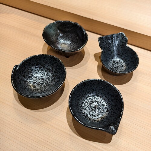 善渊日式陶瓷柄碗调味碗小菜蘸料碗碟吞水小吃碗日料火锅烤肉餐具 - 图3