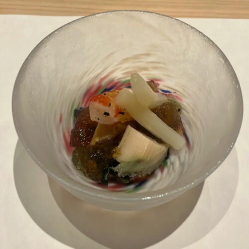 善渊现货日本进口酒具清酒杯酒彩色玻璃小杯皿前菜碟日料板前餐具 - 图0