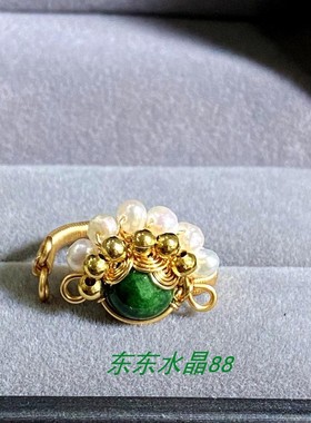 天然原创款14k包金刀马旦绕线