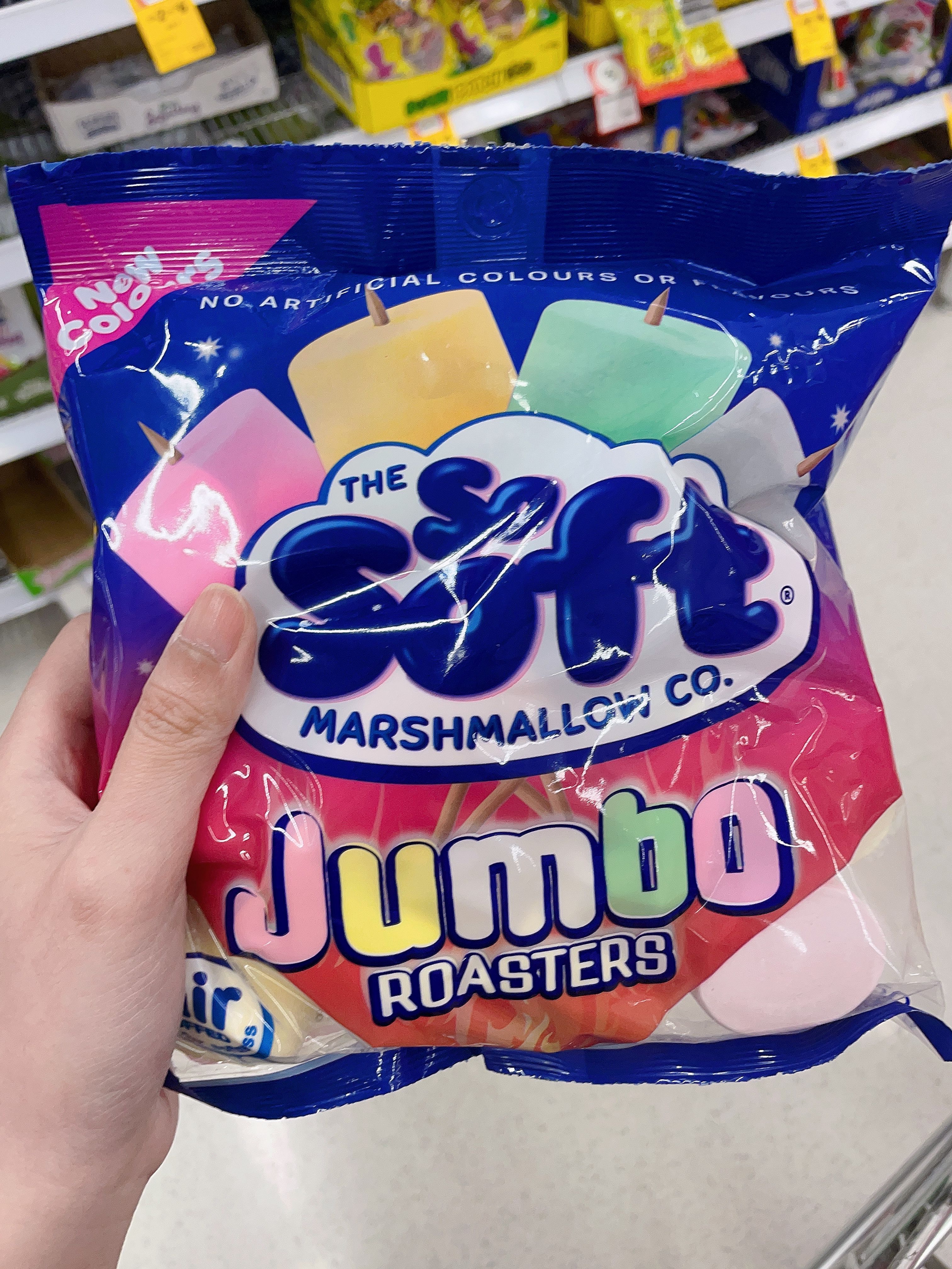 澳洲代购直邮The So Soft Marshmallow Co超大块棉花糖Jumbo 250g - 图0