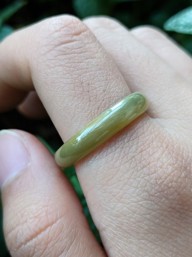 翡翠a货冰绿戒指蓝水戒指黄翡 小方戒17,18,19圈正品送权威证书 - 图0