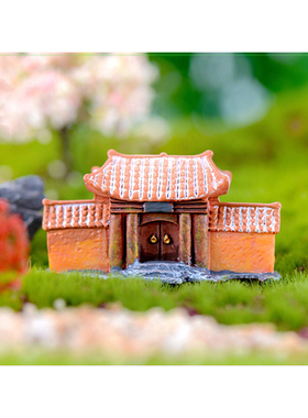 精美牌楼树脂模型家居微景观造景