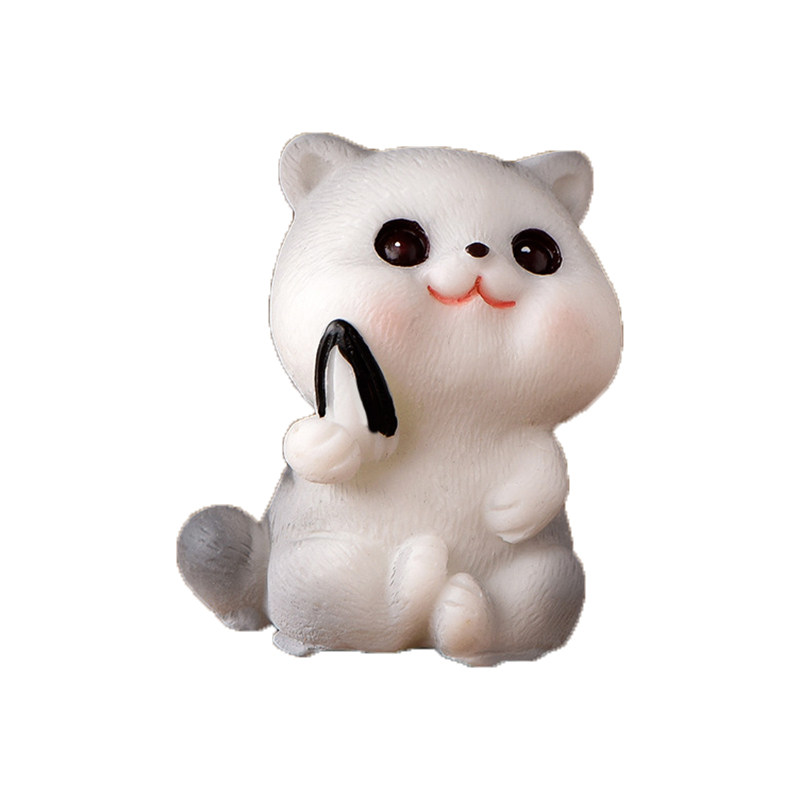 可爱顽皮小猫咪公仔孩子玩具汽车内家居办公书桌面展示柜造景摆件,淘宝优惠券,粉丝福利购,淘宝优惠卷