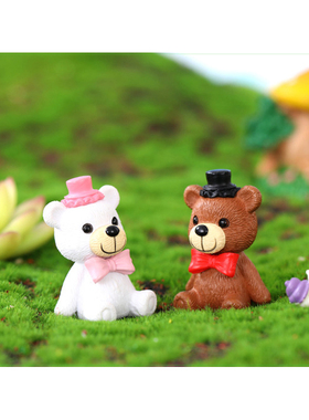 可爱动物PVC摆件烘焙蛋糕装饰品