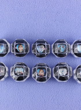 玻璃桃心透明包装盒儿童饰品戒指