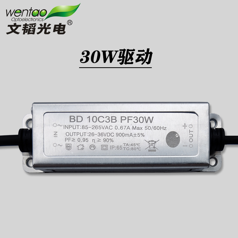 led投光路灯防水驱动电源平板灯driver镇流器10W30W50W100W恒流 - 图1