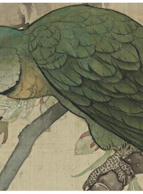刘奎龄工笔花鸟四条屏国画高清复制酒店办m公室挂画学习临摹手稿